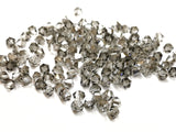 Bicone Glass Bead, 6mm, Black Diamond, 72 Pcs | 雙尖水晶玻璃, 6mm, 透明灰, 72粒