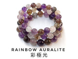 Rainbow Auralite, Bracelet, Single-Loop Elastic | 彩極光, 單圈手鏈