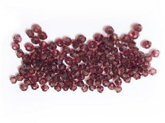 雙尖水晶玻璃, 4mm, 深紫, 144粒