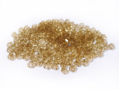 雙尖水晶玻璃, 4mm, 銀香檳, 144粒