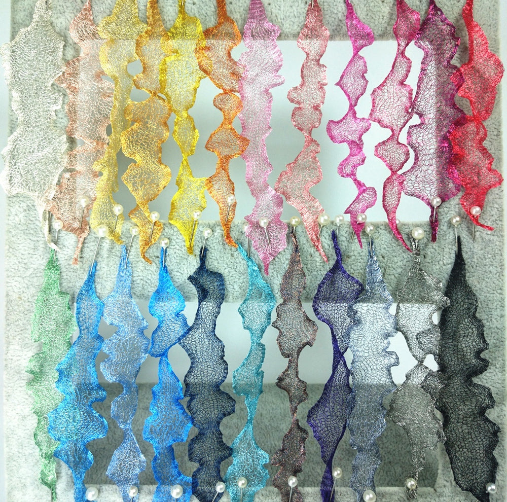 6mm Italian Wire Mesh Ribbon, Per Yard - amakeit bead 天富