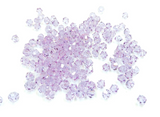 Bicone Glass Bead, 4mm, Lavender, 144 Pcs | 雙尖水晶玻璃, 4mm, 薰衣草, 144粒