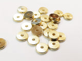 Bead, Brass, disk, spacer | 銅珠, 圓片隔珠