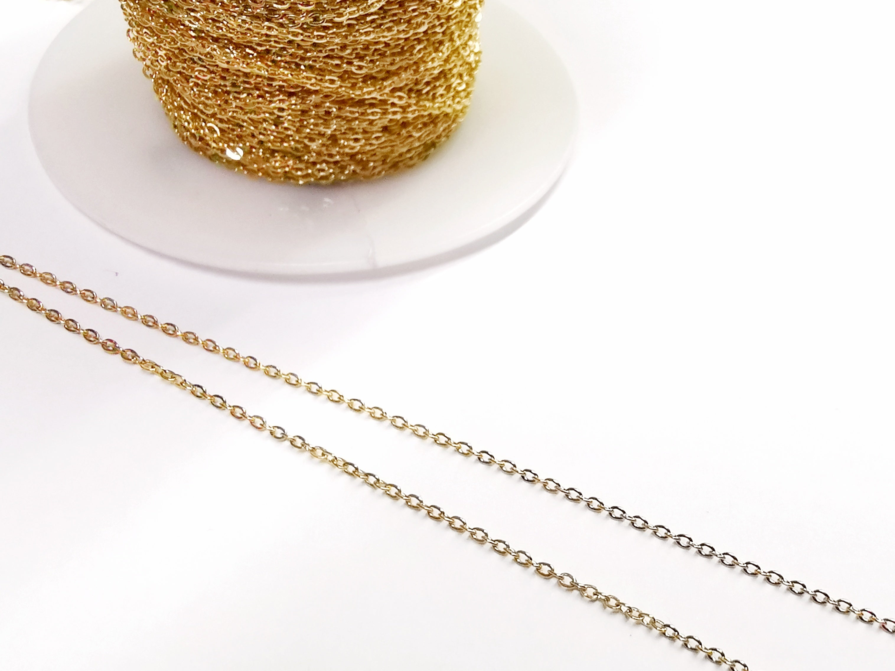 不鏽鋼鏈, 1.2mm, O型壓扁鏈