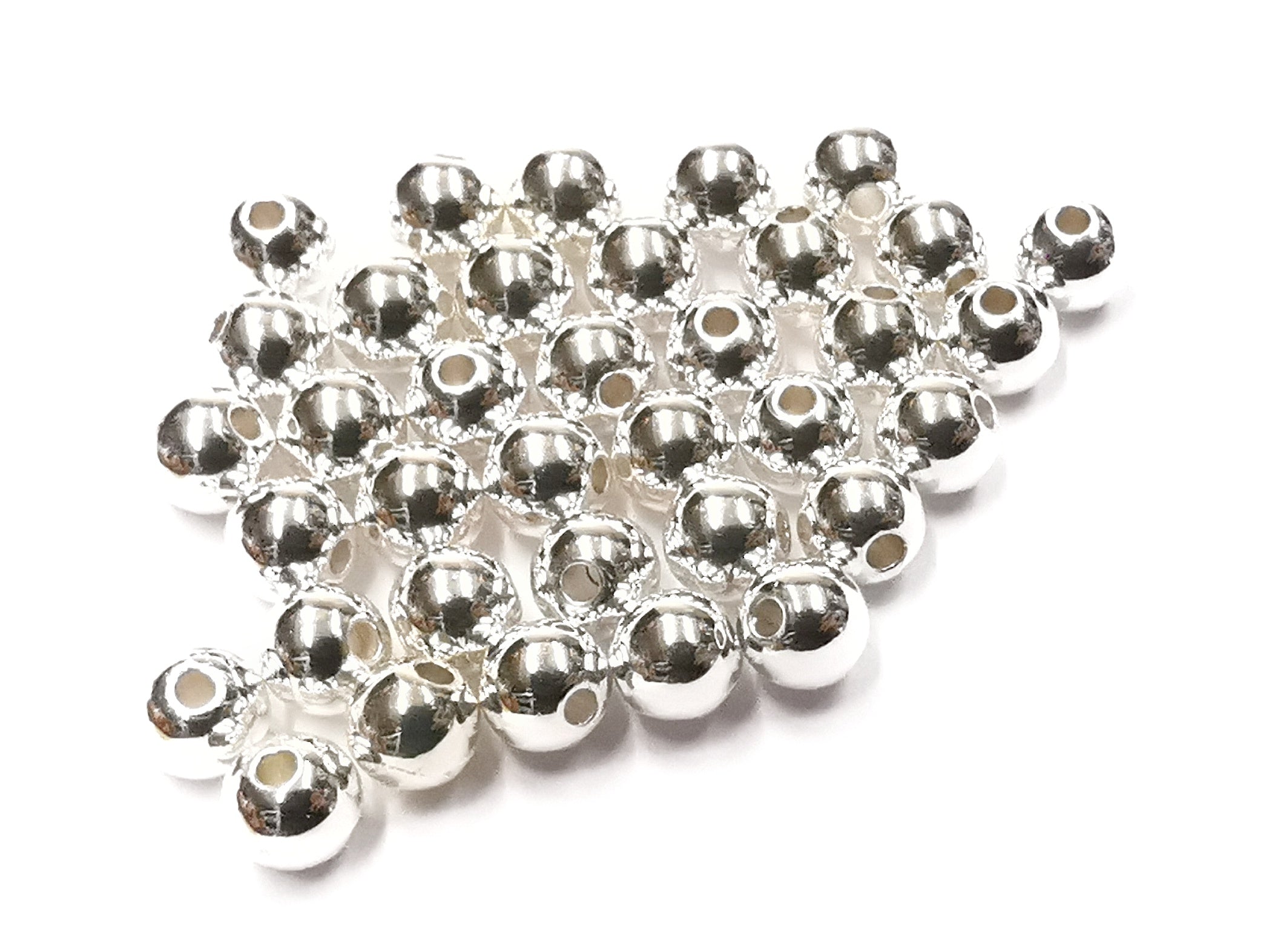 5.7mm圓形實心銅珠, 多色