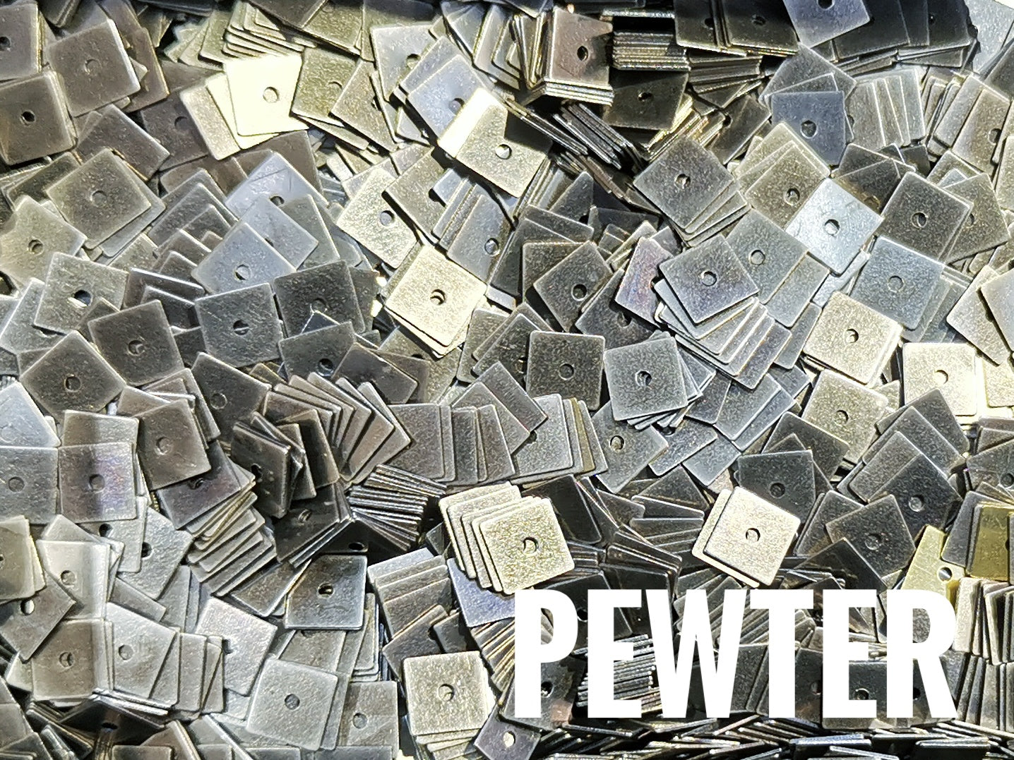 特價, 方形銅片, 6x6mm, 中孔, 150個