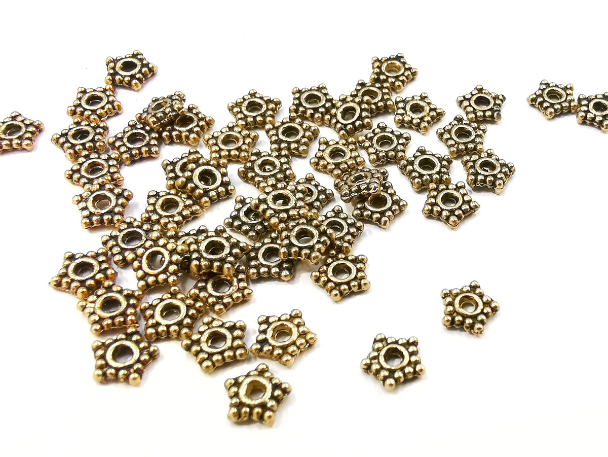 6mm合金隔珠, 50個