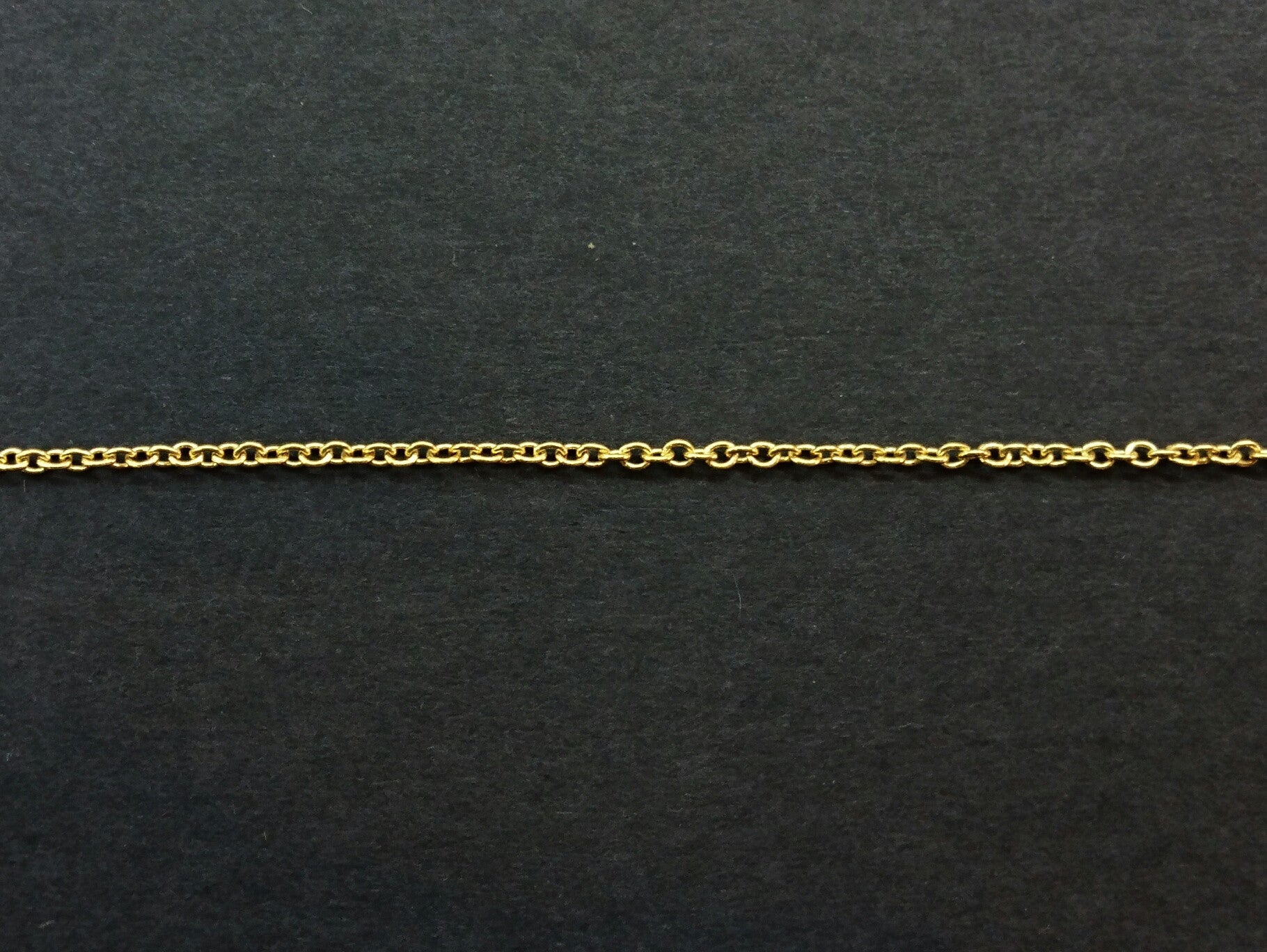1.6x2mm Stainless Steel Oval Cable Chain, Price Per Yard - amakeit bead 天富