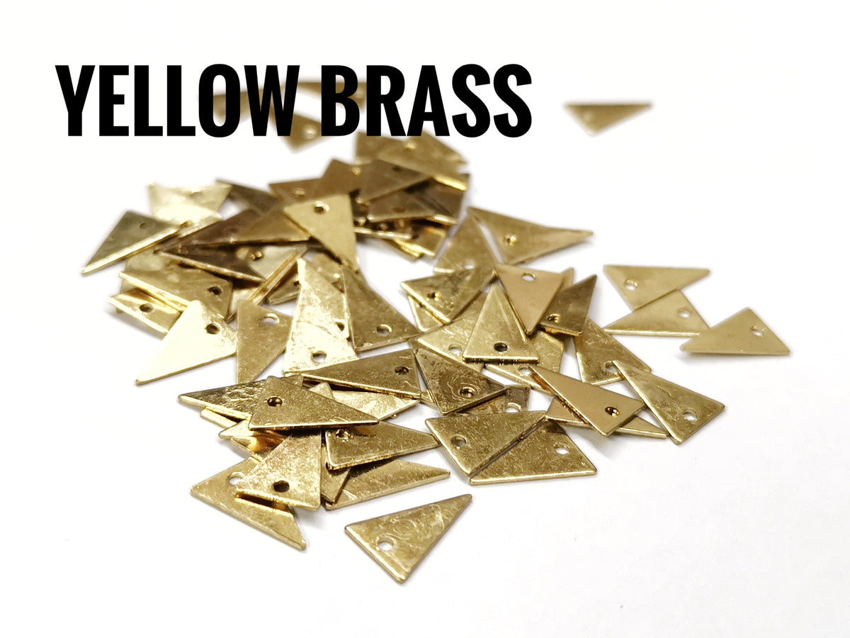 三角形銅片, 7x11.5mm, 36個