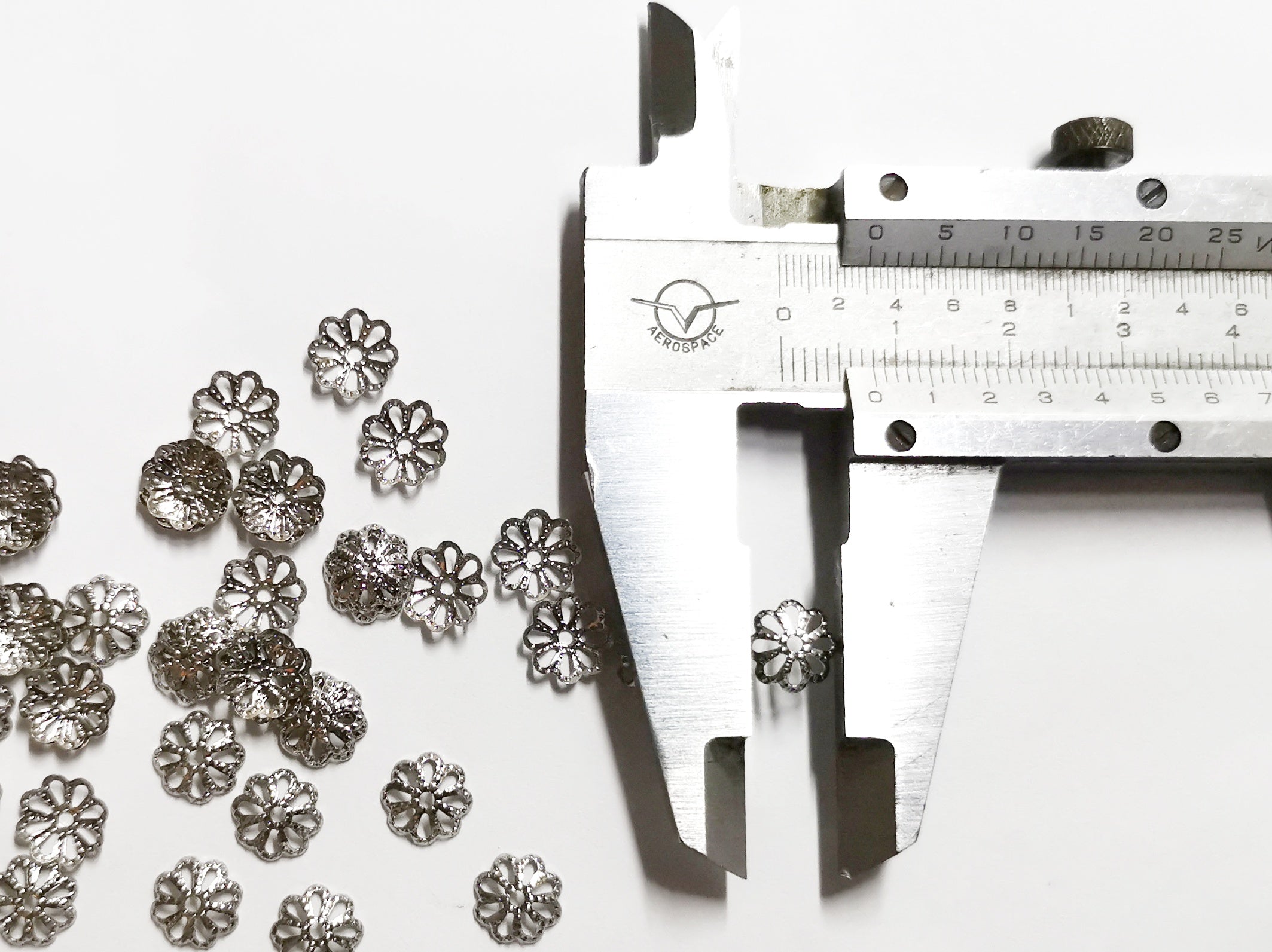 銅珠蓋, 8mm, 24個