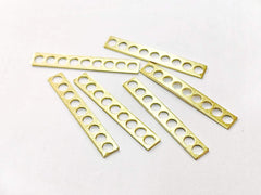 長條銅片, 42x6.4mm, 黃銅色, 2個