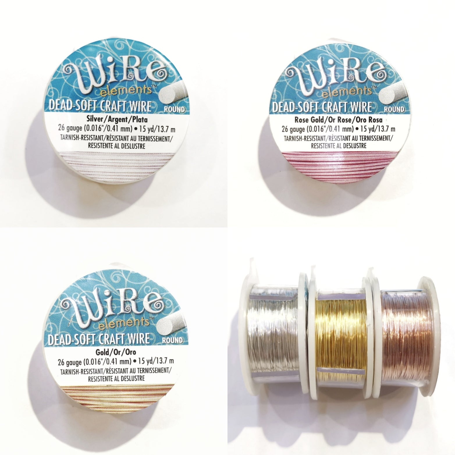 圓銅線, Beadsmith, 26 Gauge (0.41mm)