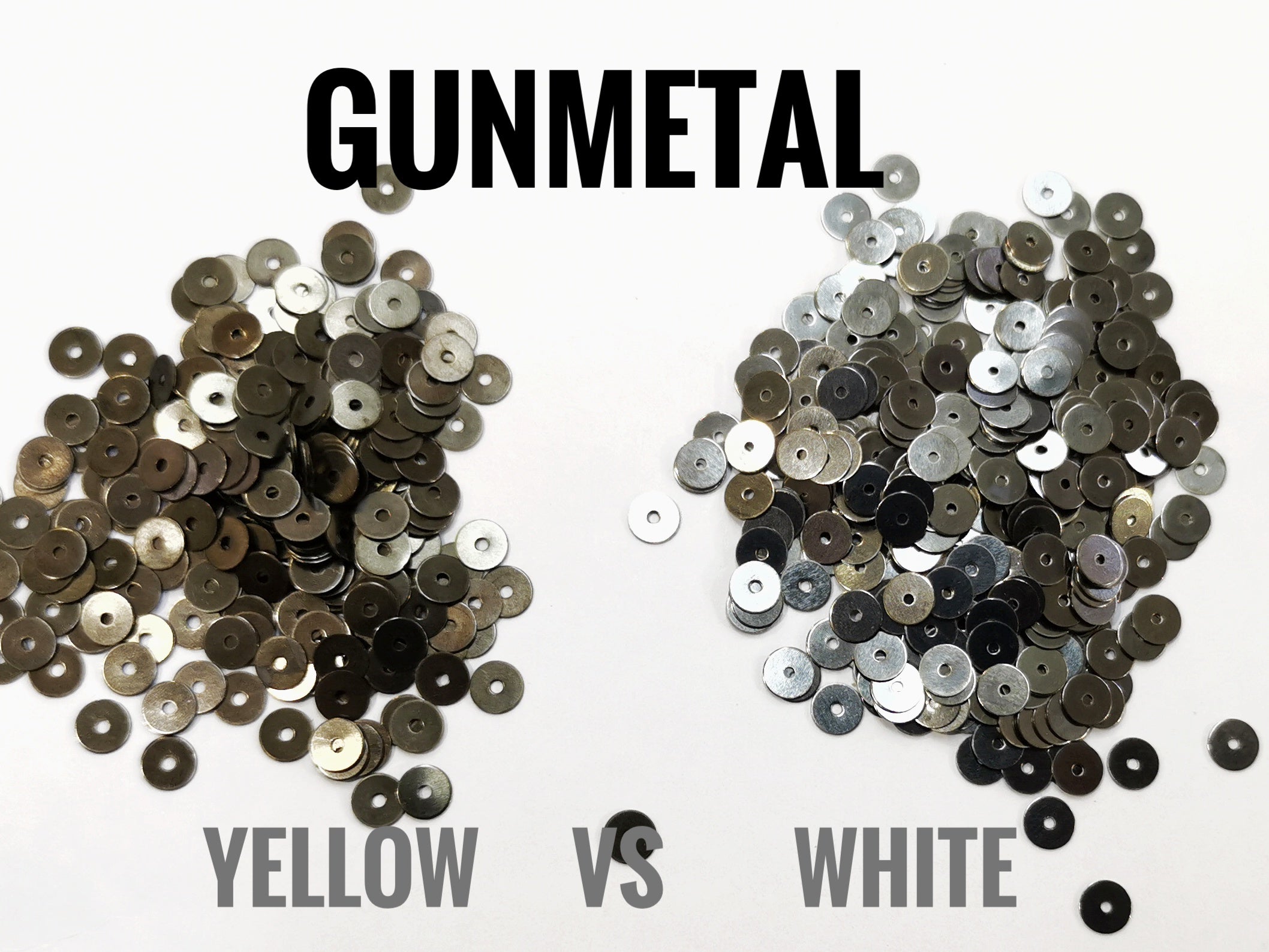 Clearance, Brass sequins, 5mm, centre hole, 200 pcs | 特價, 圓銅片, 5mm, 中孔, 200個