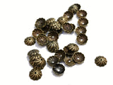 Bead Cap, Brass, 7.3mm, 24 Pieces | 銅珠蓋, 7.3mm, 24個