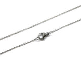 Stainless Steel Necklace, 1.2mm Oval Cable Chain | 不鏽鋼項鏈 1.2mm十字鏈