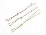 Adjustable Clasp Bracelet, Open-loop End, Brass | 百搭銅手鏈