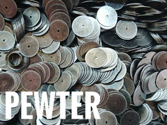 特價, 圓銅片, 10mm, 中孔, 100個