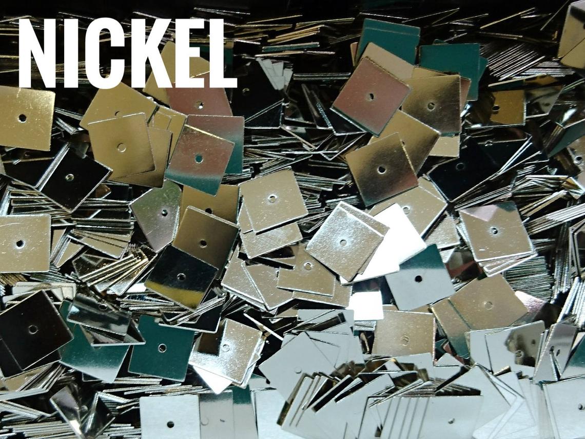 特價, 方形銅片, 8x8mm, 中孔, 100個