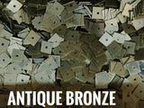 Brass sequins, 6x6mm, square, centre hole, 150 pcs | 方形銅片, 6x6mm, 中孔, 150個