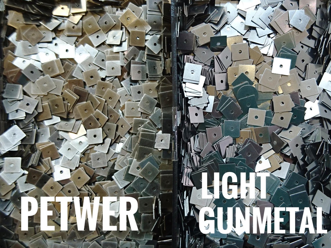 特價, 方形銅片, 6x6mm, 中孔, 150個