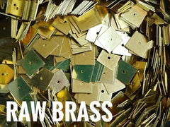 特價, 方形銅片, 8x8mm, 中孔, 100個