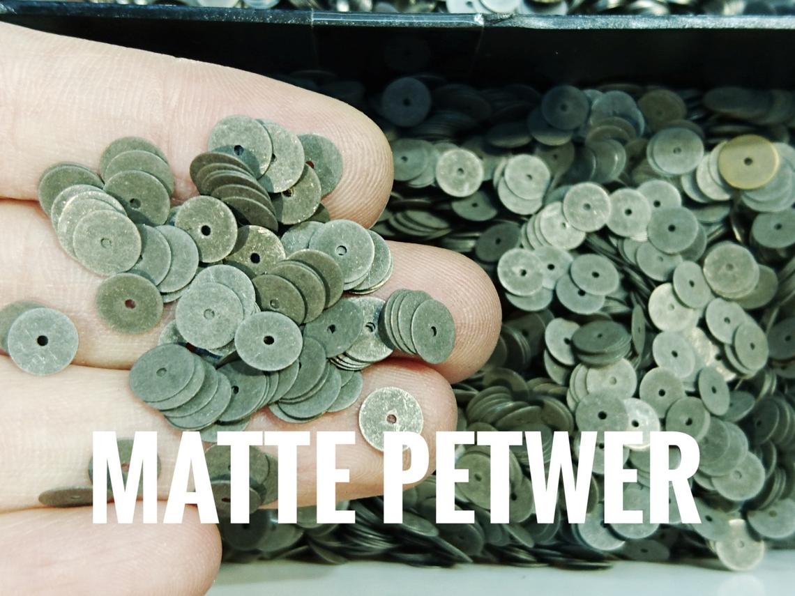 特價, 圓銅片, 6mm, 中孔, 200個