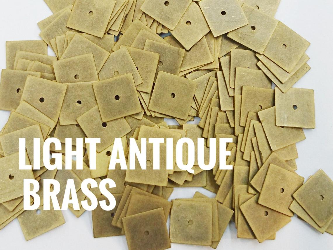 特價, 方形銅片, 10x10mm, 中孔, 100個