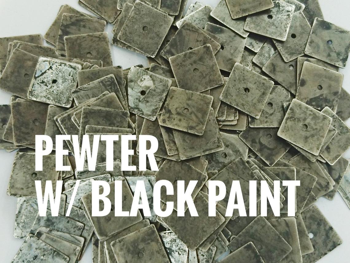 特價, 方形銅片, 10x10mm, 中孔, 100個