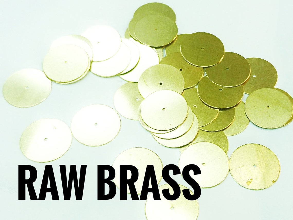 特價, 圓銅片, 16mm, 中孔, 36個