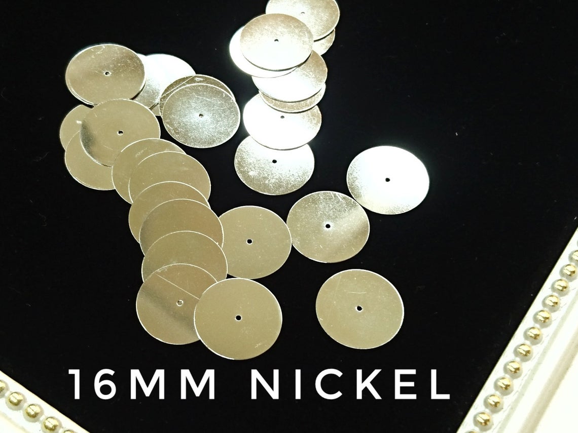 特價, 圓銅片, 16mm, 中孔, 36個