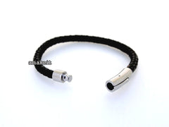 Stainless Steel Bayonet Clasp, 8x28mm, Round Tube, 6mm hole, Price Per Piece - amakeit bead 天富