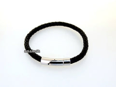 Stainless Steel Bayonet Clasp, 8x28mm, Round Tube, 6mm hole, Price Per Piece - amakeit bead 天富