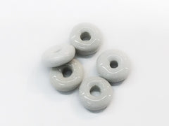 Spacer, Ceramic, 10mm Rondelle, 10 Pieces | 陶瓷隔珠, 10mm