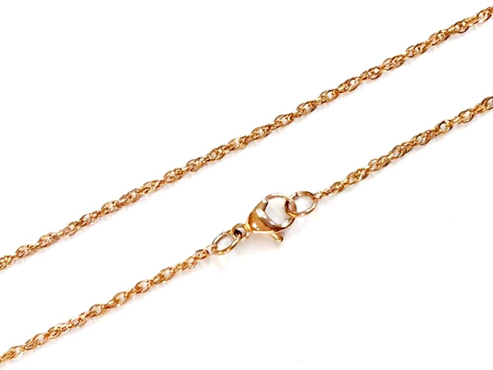 Stainless Steel Necklace, 1.8mm Twisted Cable Chain | 不鏽鋼項鏈, 1.8mm扭十字鏈