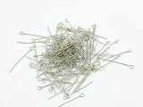 Eye Pins, Stainless Steel, 72 pcs per pack | 不鏽鋼9字針, 鋼色, 72個