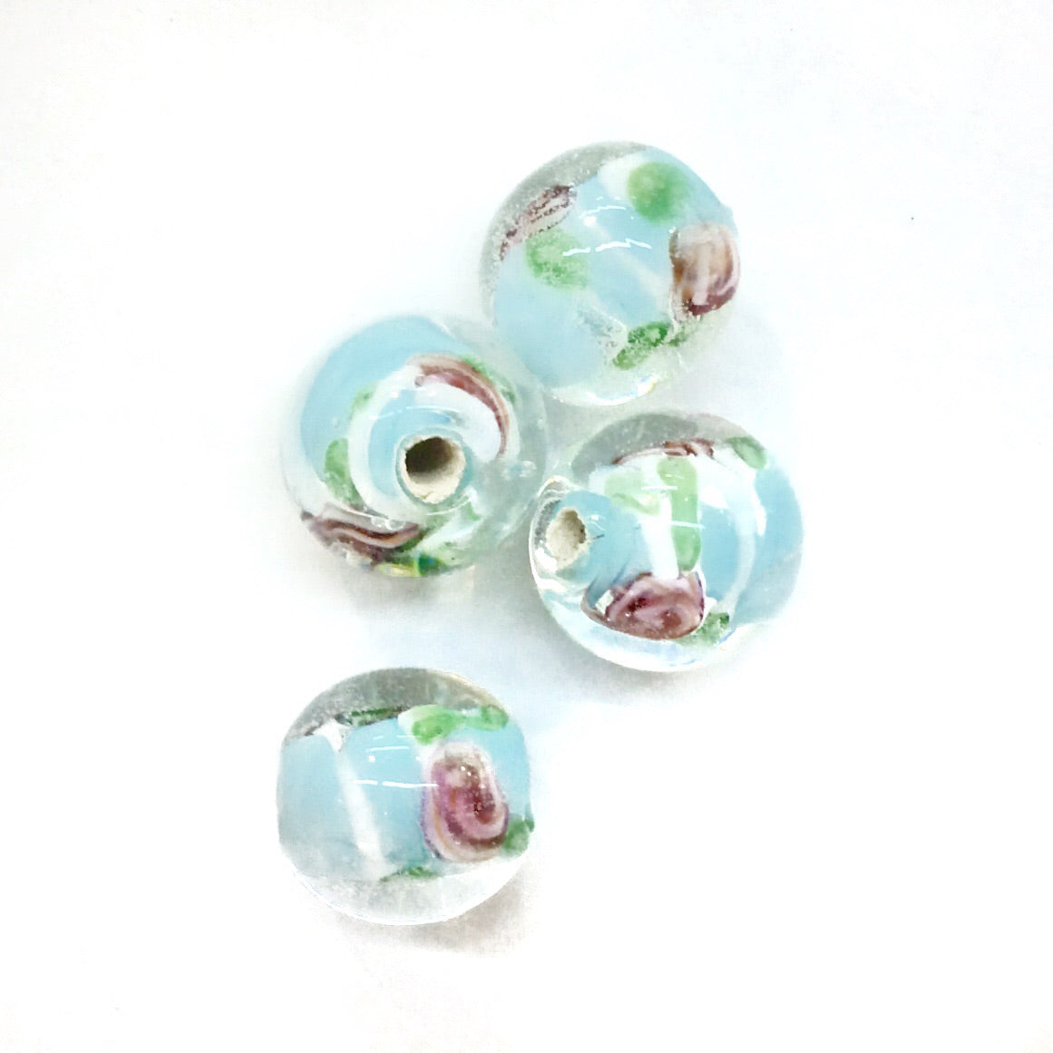 琉璃珠, 11mm, 4粒